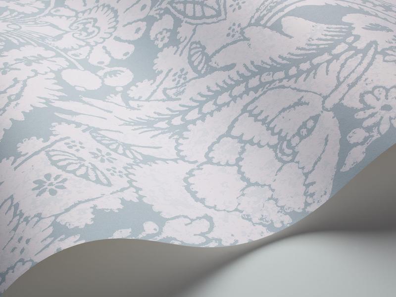 Cole and Son - Tapete Chatterton Wallpaper-Tapeten-Cole & Son-Chalk on Printe Blue Room S94/2011-TOJU Interior