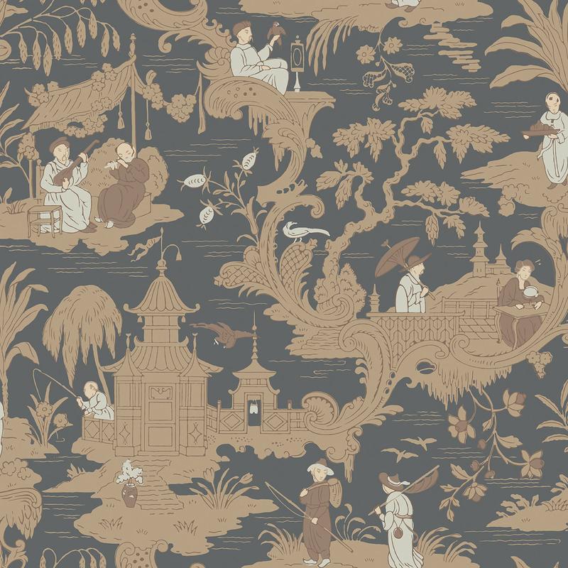 Cole and Son - Tapete Chinese Toile Wallpaper-Tapeten-Cole & Son-TOJU Interior