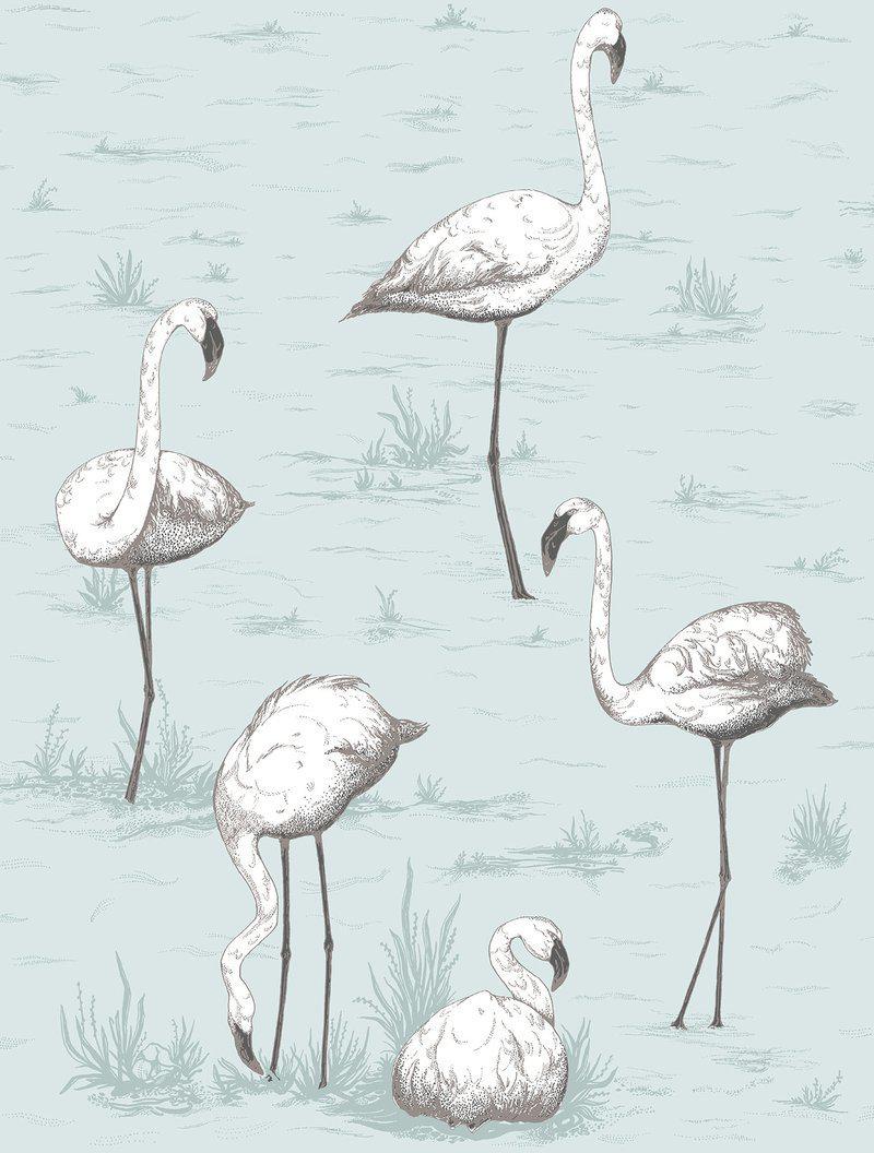 Cole and Son - Tapete Flamingos Wallpaper-Tapete-Cole & Son-TOJU Interior