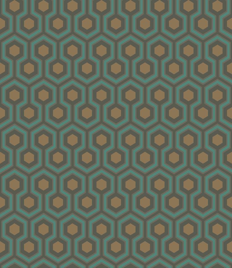 Cole and Son - Tapete Hicks Hexagon Wallpaper-Tapeten-Cole & Son-TOJU Interior