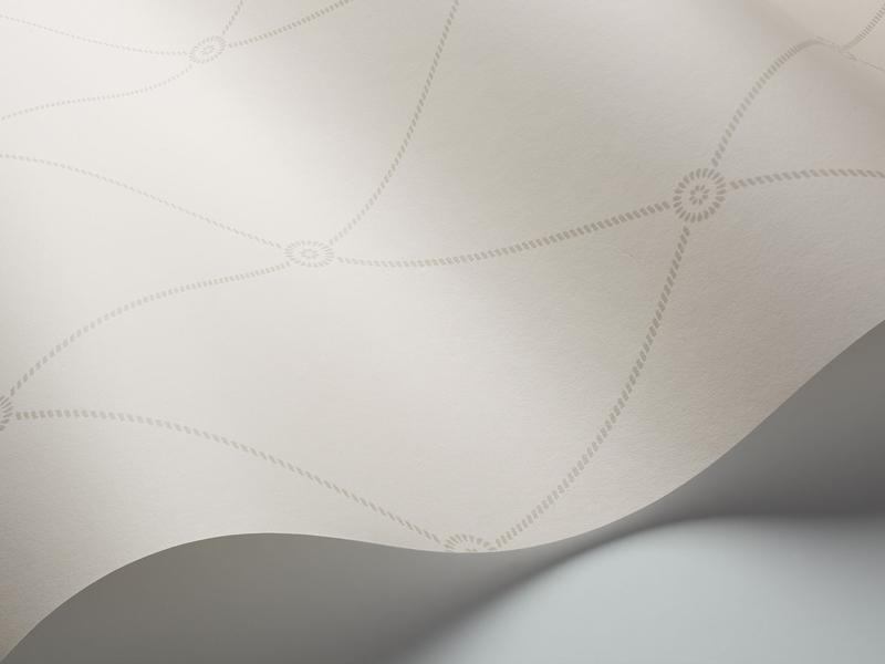 Cole and Son - Tapete Large Georgian Wallpaper-Tapeten-Cole & Son-White S100/13060-TOJU Interior
