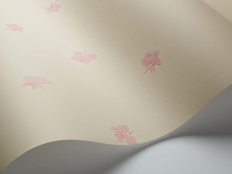 Cole and Son - Tapete Peaseblossom Wallpaper-Tapeten-Cole & Son-Fuchsia on Oat S103/10036-TOJU Interior