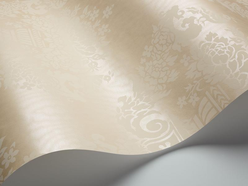Cole and Son - Tapete Sudbury Wallpaper-Tapeten-Cole & Son-Oat S88/12047-TOJU Interior