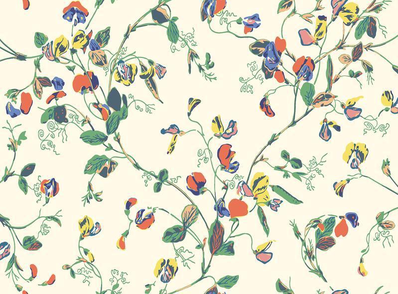 Cole and Son - Tapete Sweet Pea Wallpaper-Tapeten-Cole & Son-TOJU Interior