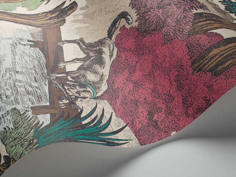 Cole and Son - Tapete Versailles Grand (2 roll set) Wallpaper-Tapeten-Cole & Son-Bright Classic Multi S99/16064-TOJU Interior