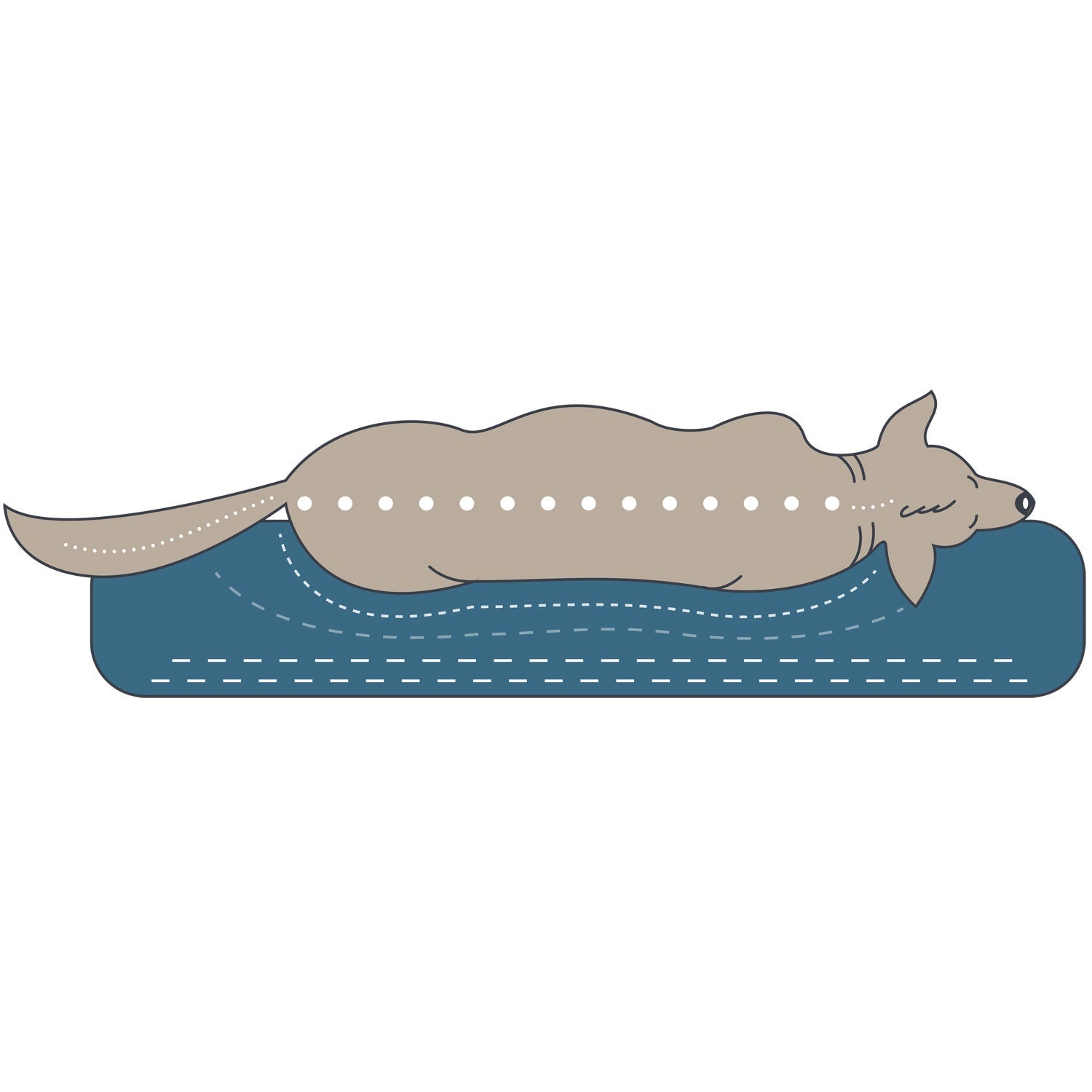 Hunter - Orthopädisches Hundesofa Merida-Hundebetten-Hunter-TOJU Interior
