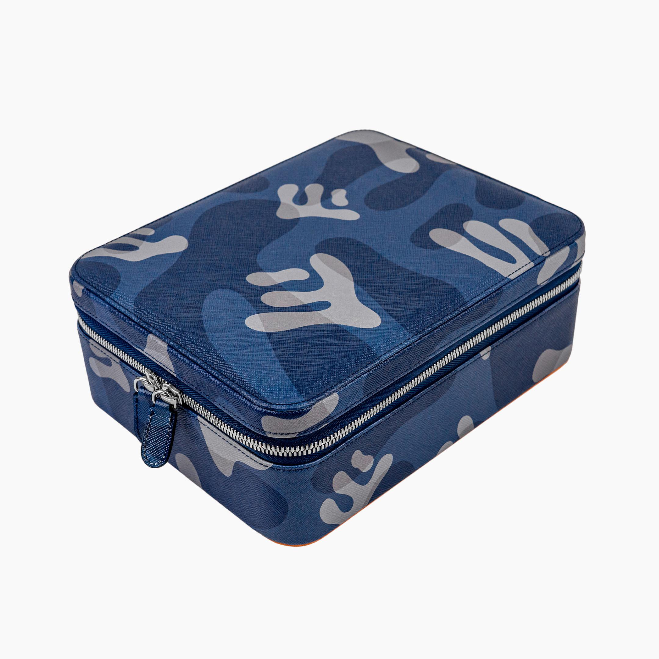 IFL Watches - Blue Camo Watch Box – 6 Uhren-Uhrenbox-TOJU Interior