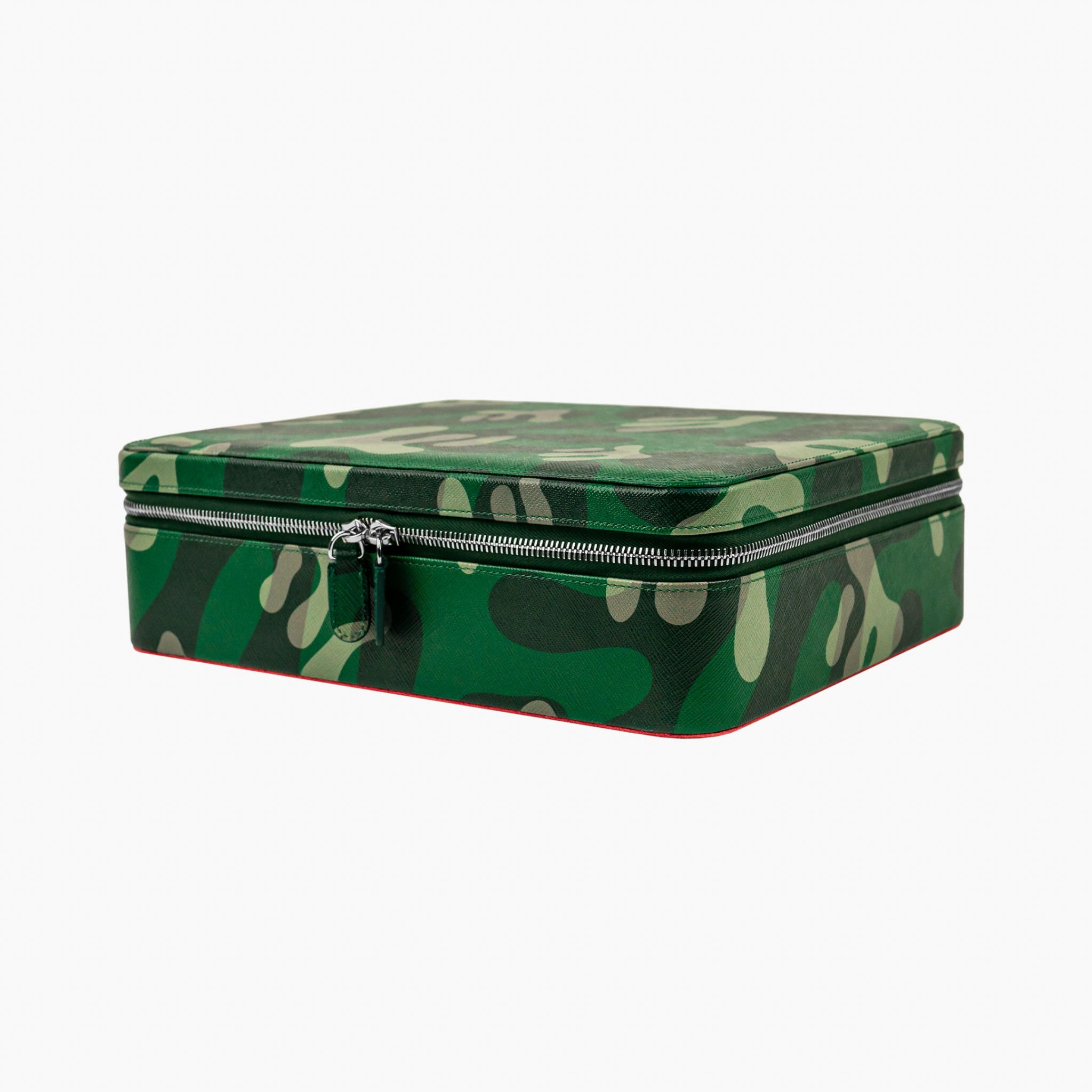IFL Watches - Green Camo Watch Box – 6 Uhren-Uhrenbox-TOJU Interior