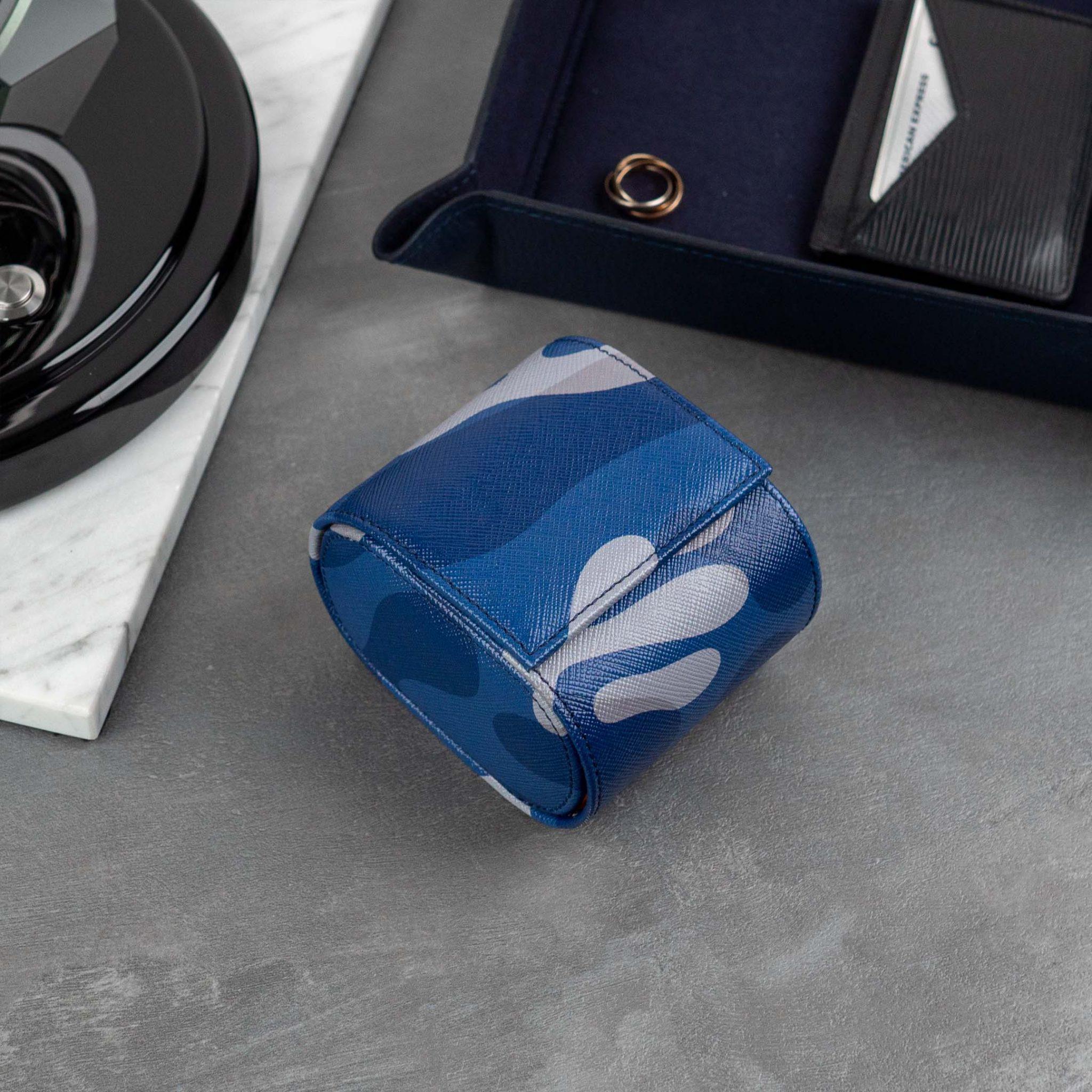 IFL Watches - Watch Roll  - Blue Camo Watch Roll für 1 Uhr