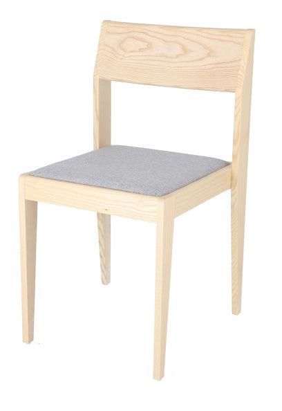 Jan Kurtz - Armlehnenstuhl Nora-Stühle-Jan Kurtz-Hellgrau - Esche lackiert-TOJU Interior