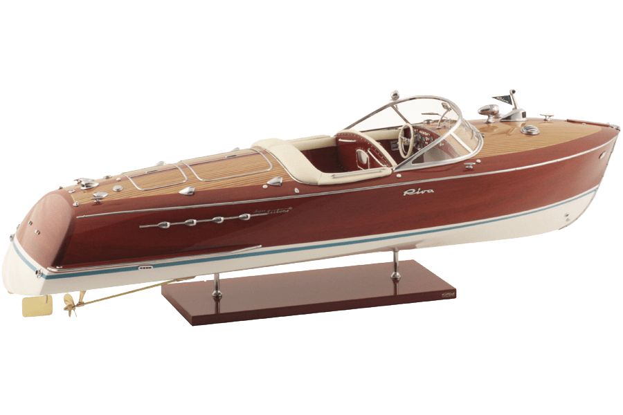 Kiade - Modellboot Riva Super Tritone 82cm Ivory-Modellboot-Kiade-TOJU Interior