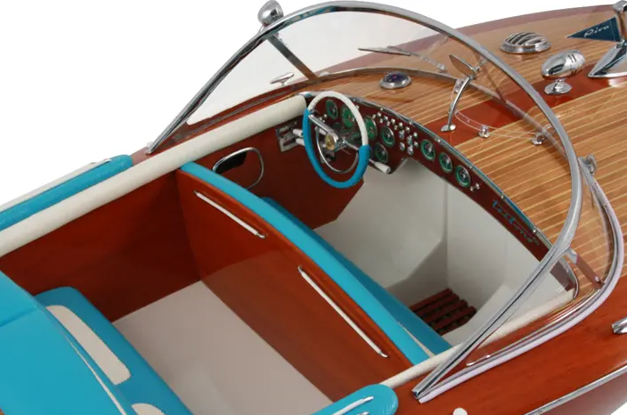 Kiade - Modellboot Riva Super Tritone 87cm-Modellboot-Kiade-TOJU Interior