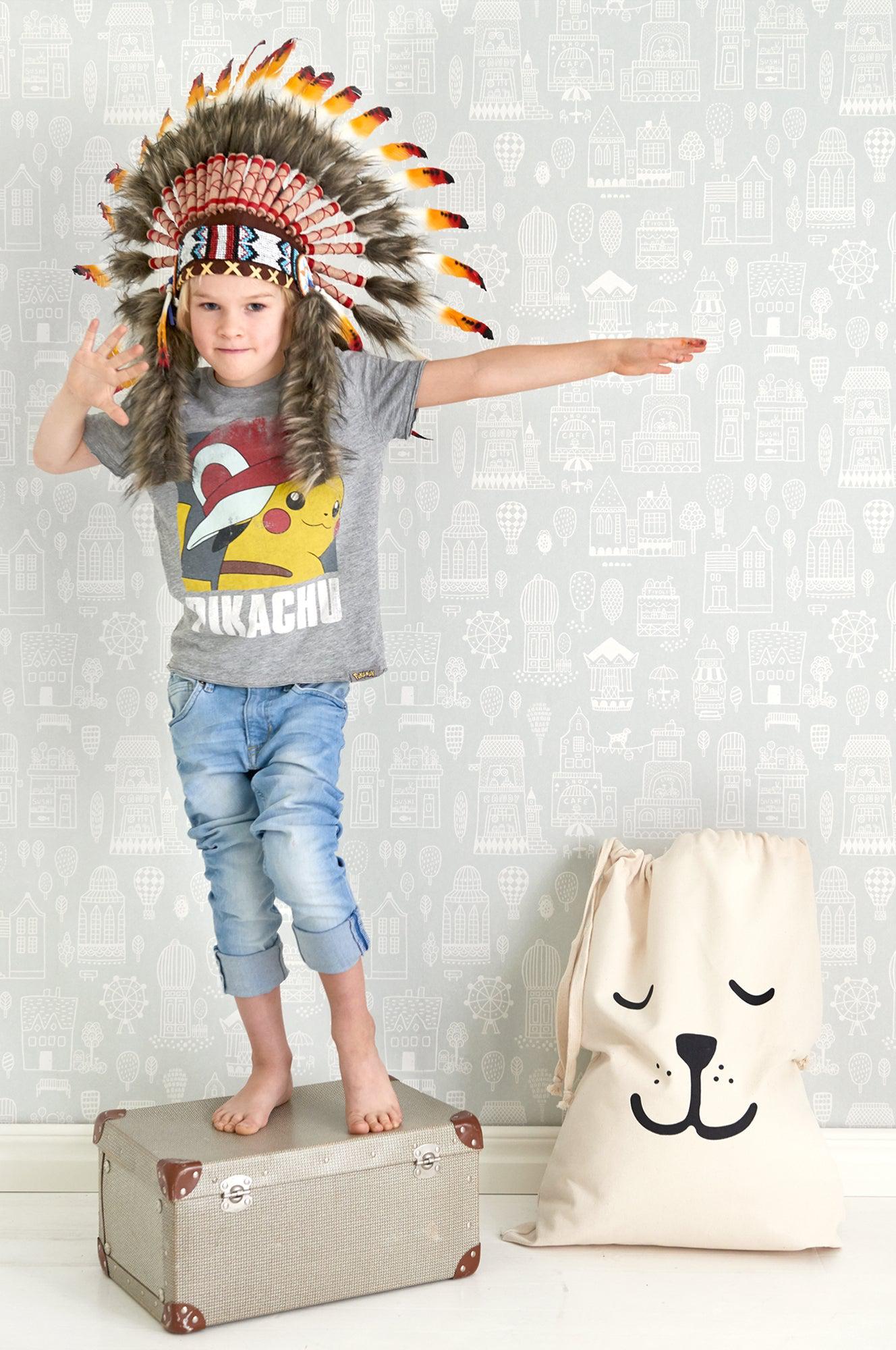 Majvillan - Tapete Small Town-Tapeten-Majvillan-TOJU Interior