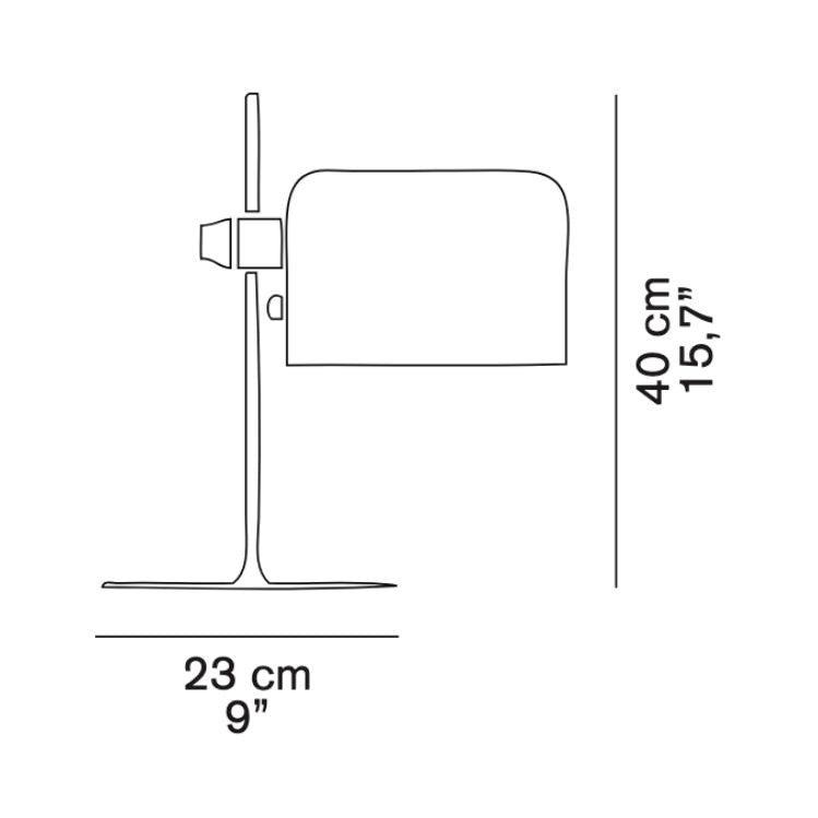 Oluce - Coupé 2202 Tischleuchte-Leuchten-Oluce-TOJU Interior