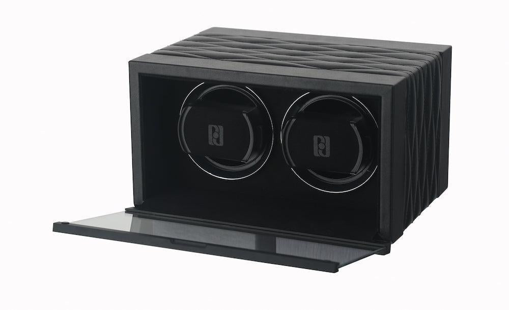 Paul Design - Uhrenbeweger Gentlemen 2D-Paul Design-Schwarz Kunstleder-TOJU Interior -20047