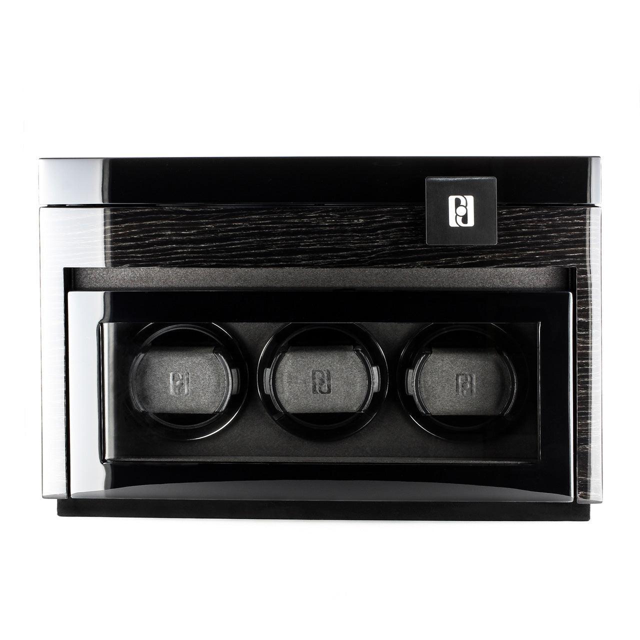 Paul Design - Uhrenbeweger Gentlemen 3+5-Paul Design-Black Apricot-TOJU Interior -20069