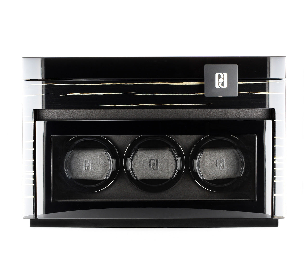 Paul Design - Uhrenbeweger Gentlemen 3+5-Paul Design-Black Shadow-TOJU Interior -20068