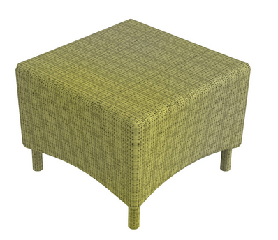 Unopiu - Gartentisch Capri aus WaProLace-Gartentisch-Unopiu-Gelb-TOJU Interior