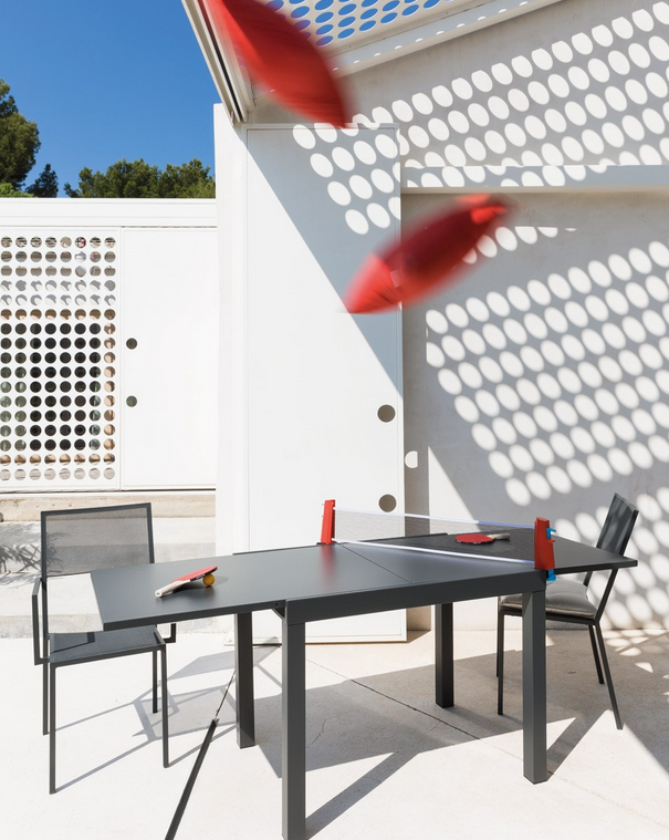 Unopiu - Rechteckiger Ausziehtisch Conrad-Tisch-Unopiu-Grafitgrau-TOJU Interior