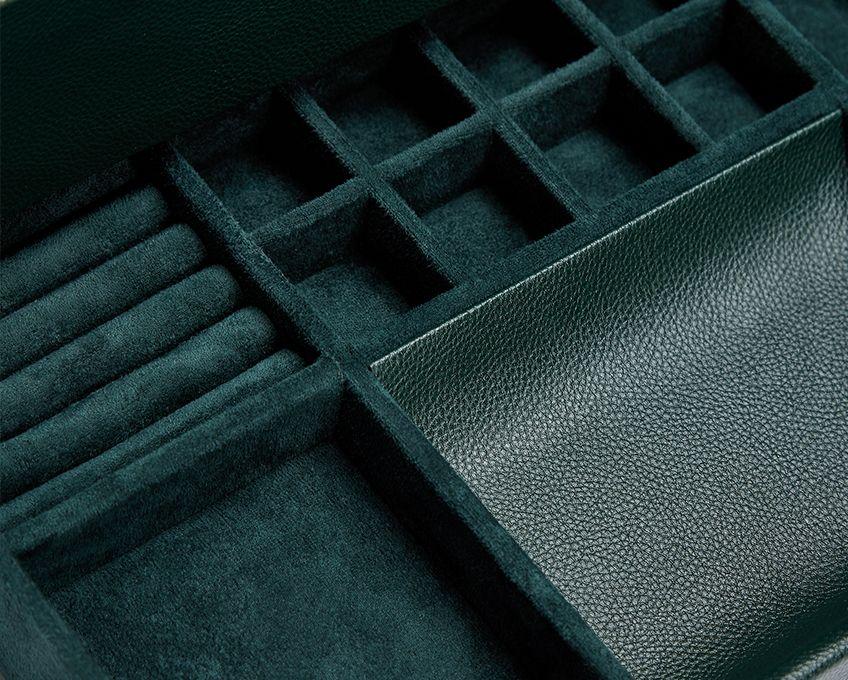 Wolf - Uhrenbox British Racing für 10 Uhren with storage-Uhrenbox-Wolf 1834-TOJU Interior