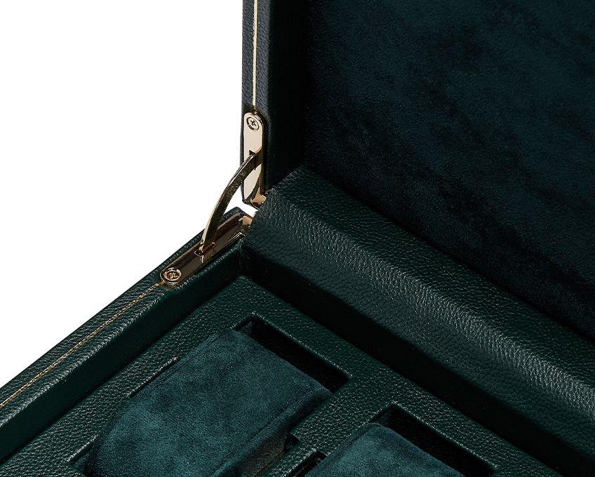 Wolf - Uhrenbox British Racing für 10 Uhren with storage-Uhrenbox-Wolf 1834-TOJU Interior