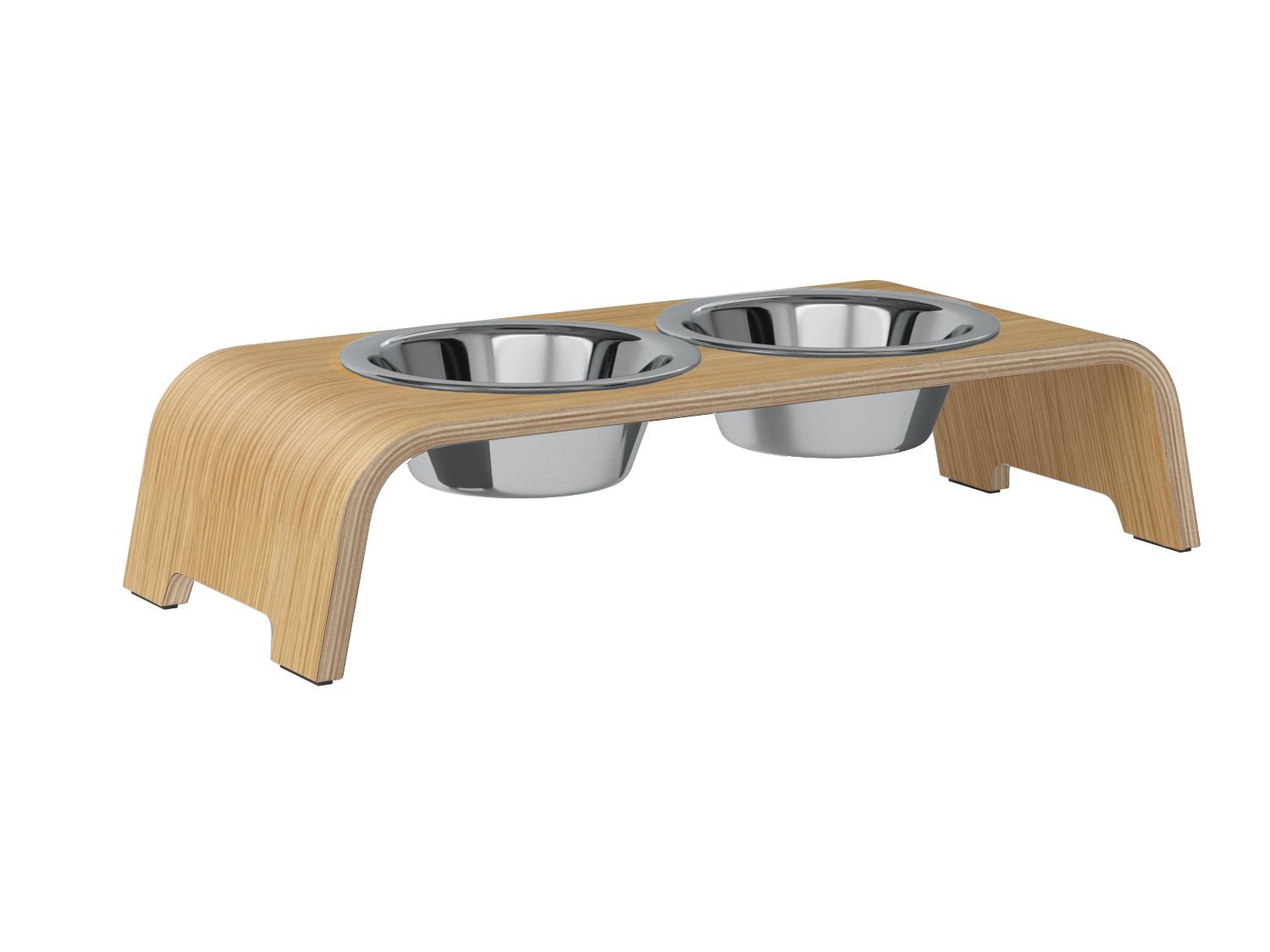 dogBar® S-large - Eiche hell Edelstahl-dogBar-TOJU Interior