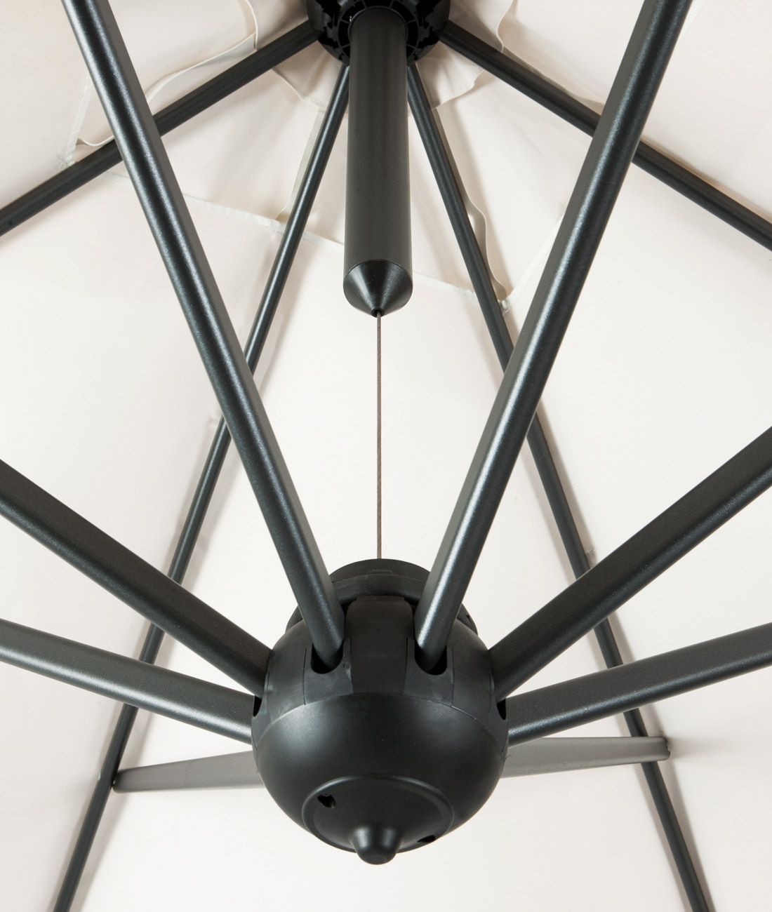 Unopiu - Sonnenschirm Salento quadratisch Seitlicher Mas