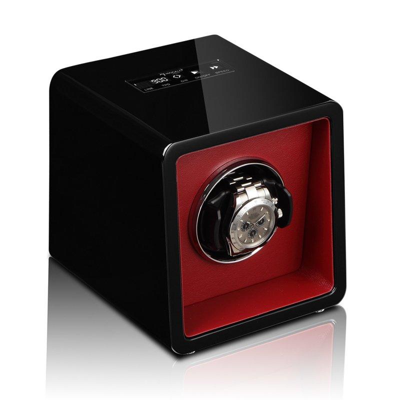 MODALO Uhrenbeweger Impress MV4 Für 1 Uhr - Deutscher Watch Winder In Makassar Schwarz