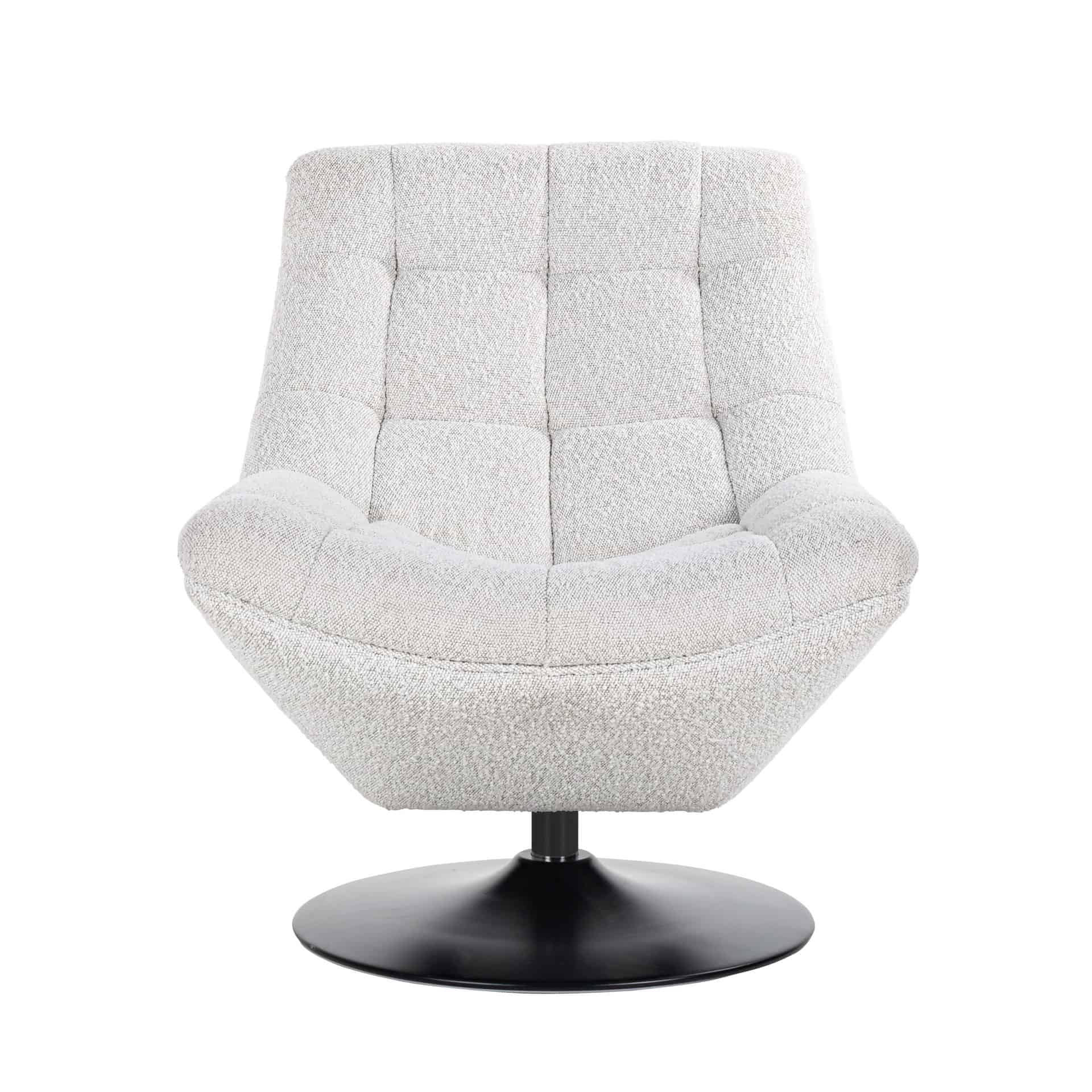 Richmond Interiors-Drehstuhl Richelle White Bouclé-Richmond Interiors-TOJU Interior