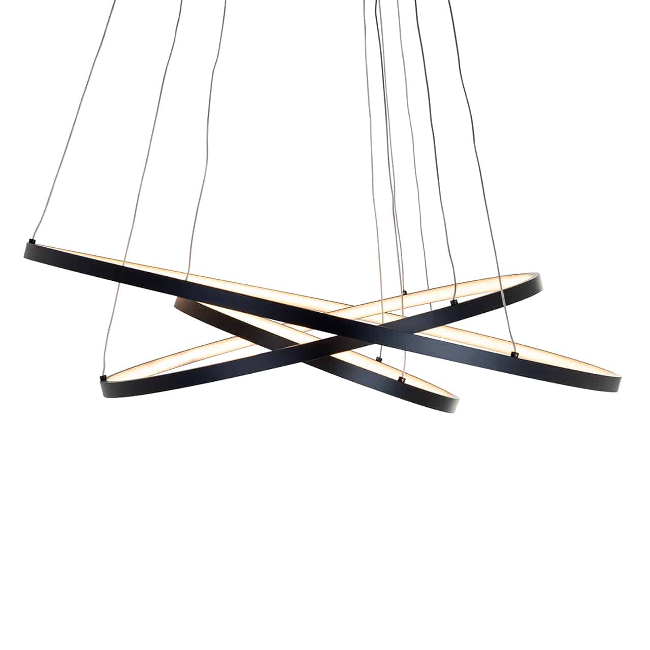 Richmond Interiors-Hängelampe Amira black 90 Watt / LED-Richmond Interiors-TOJU Interior