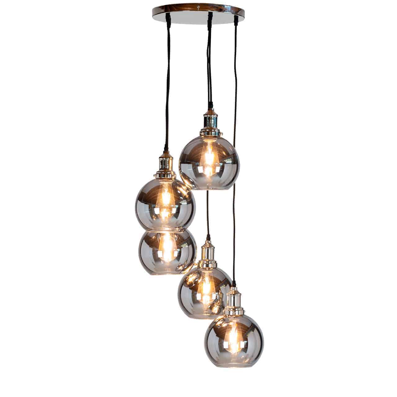 Richmond Interiors-Hängelampe Camdon E27 / 60 Watt (5 Stuck)-Richmond Interiors-TOJU Interior