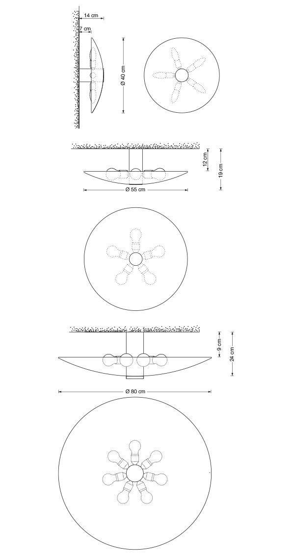 VS Manufaktur - GELA 55 Deckenleuchte-Leuchte-VS MANUFAKTUR vormals Florian Schulz-TOJU Interior