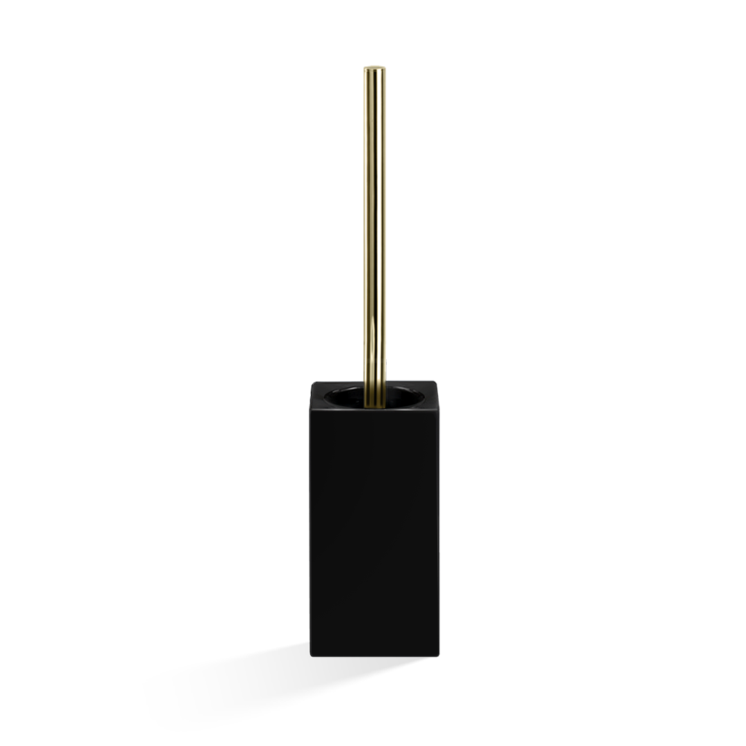 Decor Walther DW 6200 WC Bürstengarnitur – Porzellan Schwarz / Gold 24 Karat – Art. 0805265