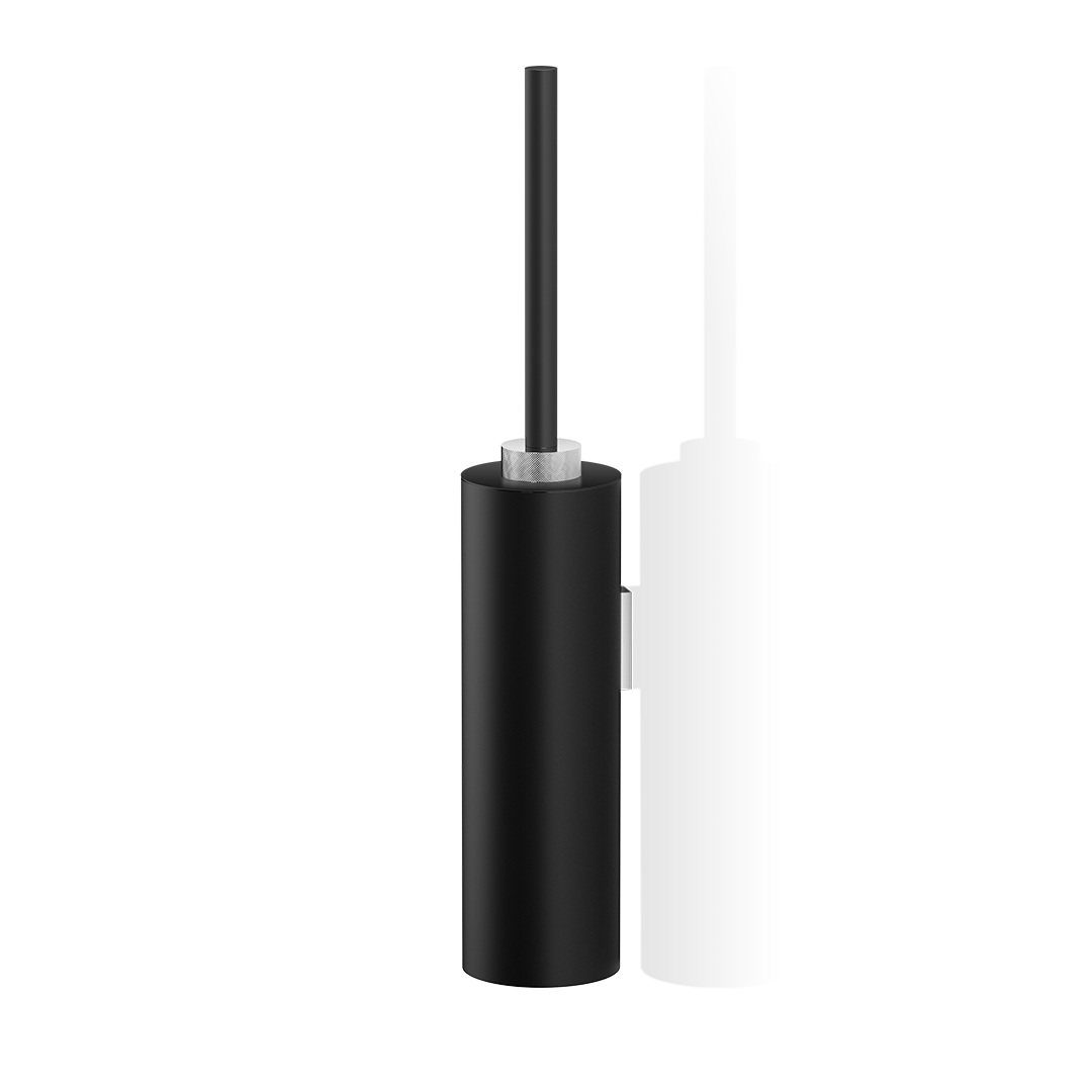Decor Walther CLUB WBG Wand WC Bürstengarnitur – Schwarz matt / Chrom – Art. 0855260