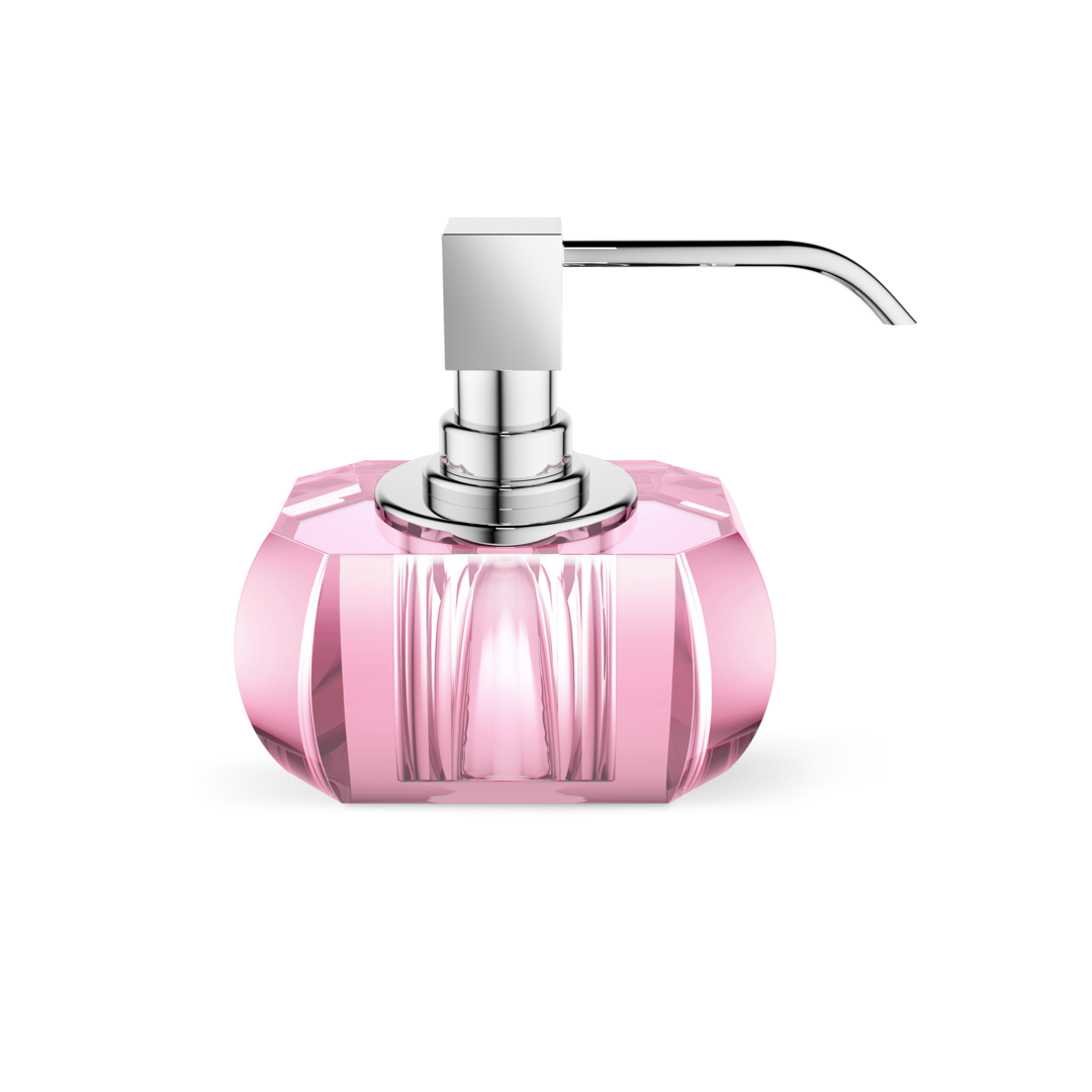 Decor Walther KRISTALL Seifenspender – Pink / Chrom – Art. 0924261