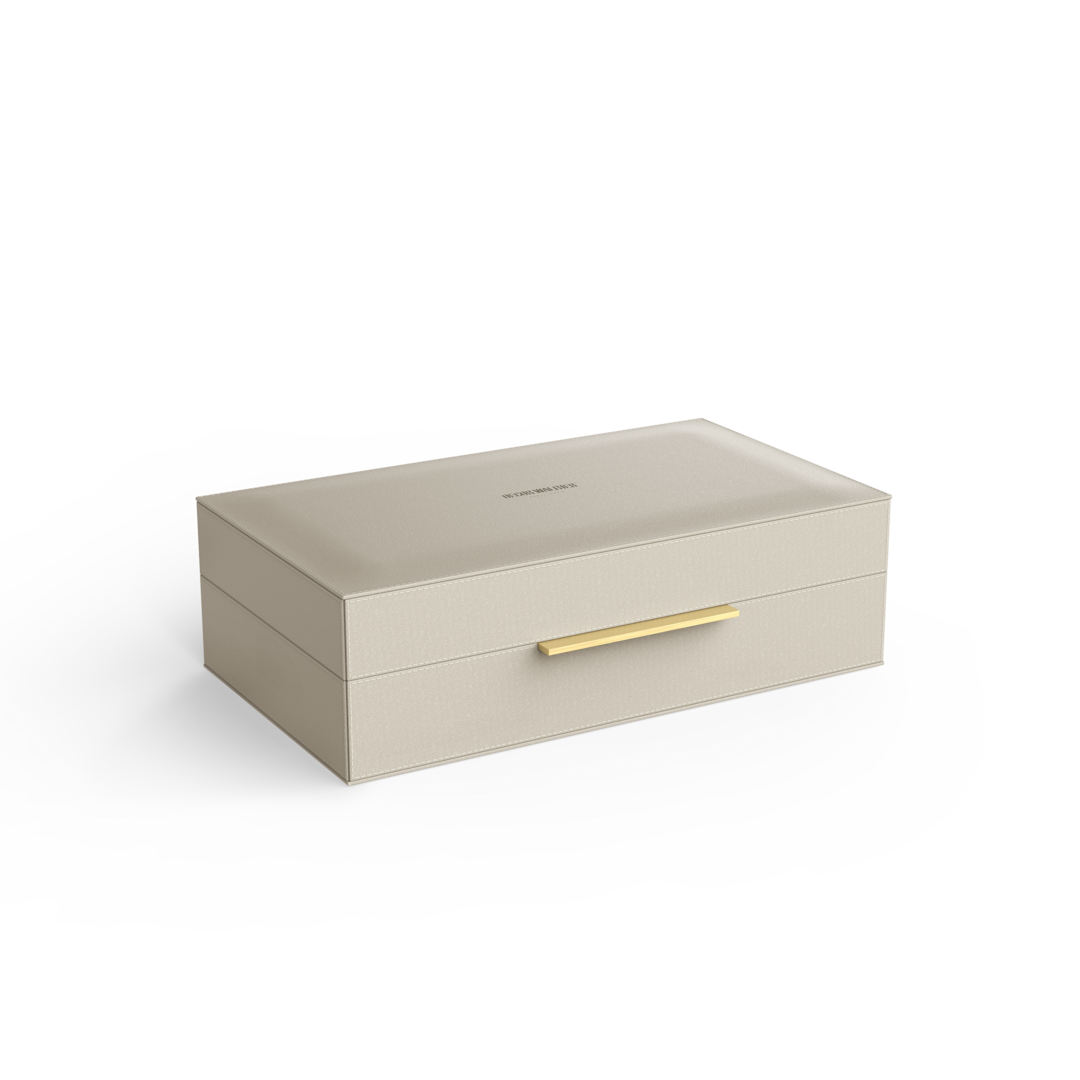 Decor Walther BROWNIE BOX L – Lederimitat Sand – Art. 0939847