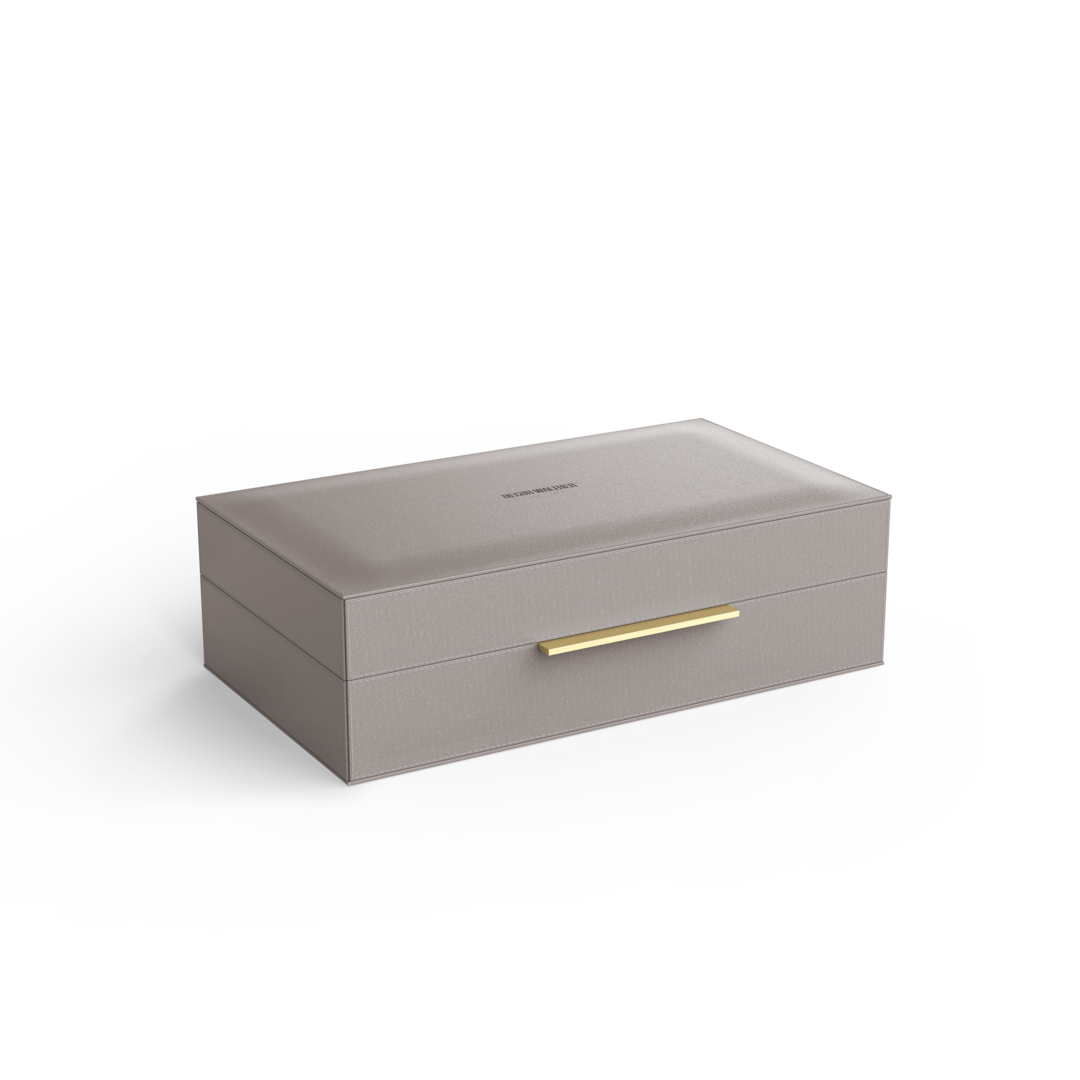 Decor Walther BROWNIE BOX L – Lederimitat Taupe – Art. 0939849