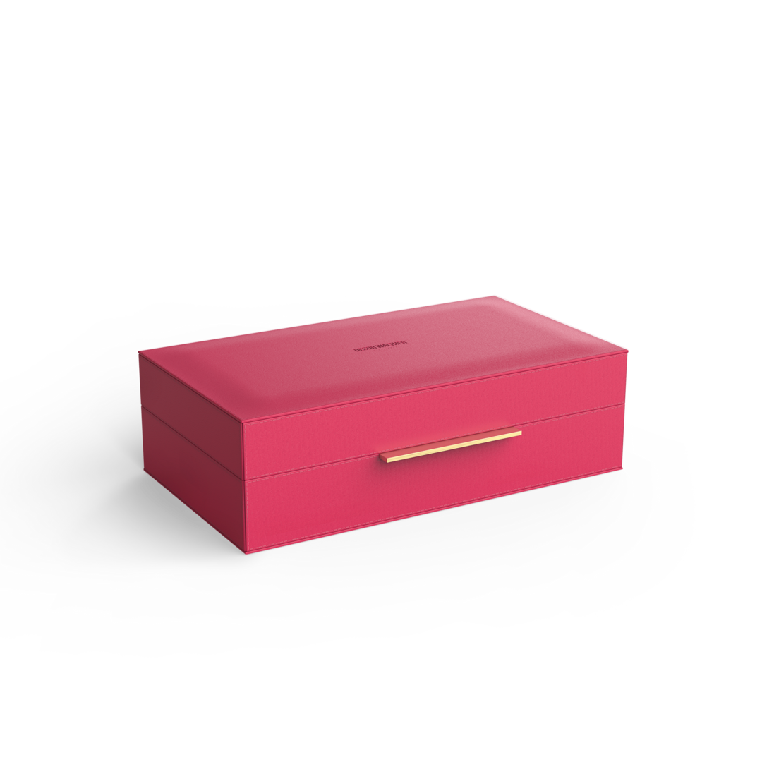 Decor Walther BROWNIE BOX L – Lederimitat Magenta – Art. 0939897