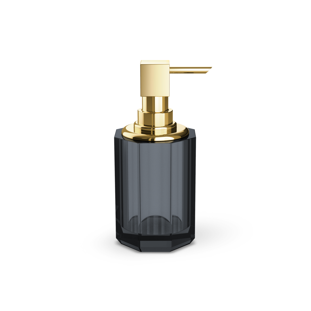 Decor Walther KR SSP 2 KRISTALL Seifenspender – Anthrazit / Gold 24 Karat – Art. 0943594