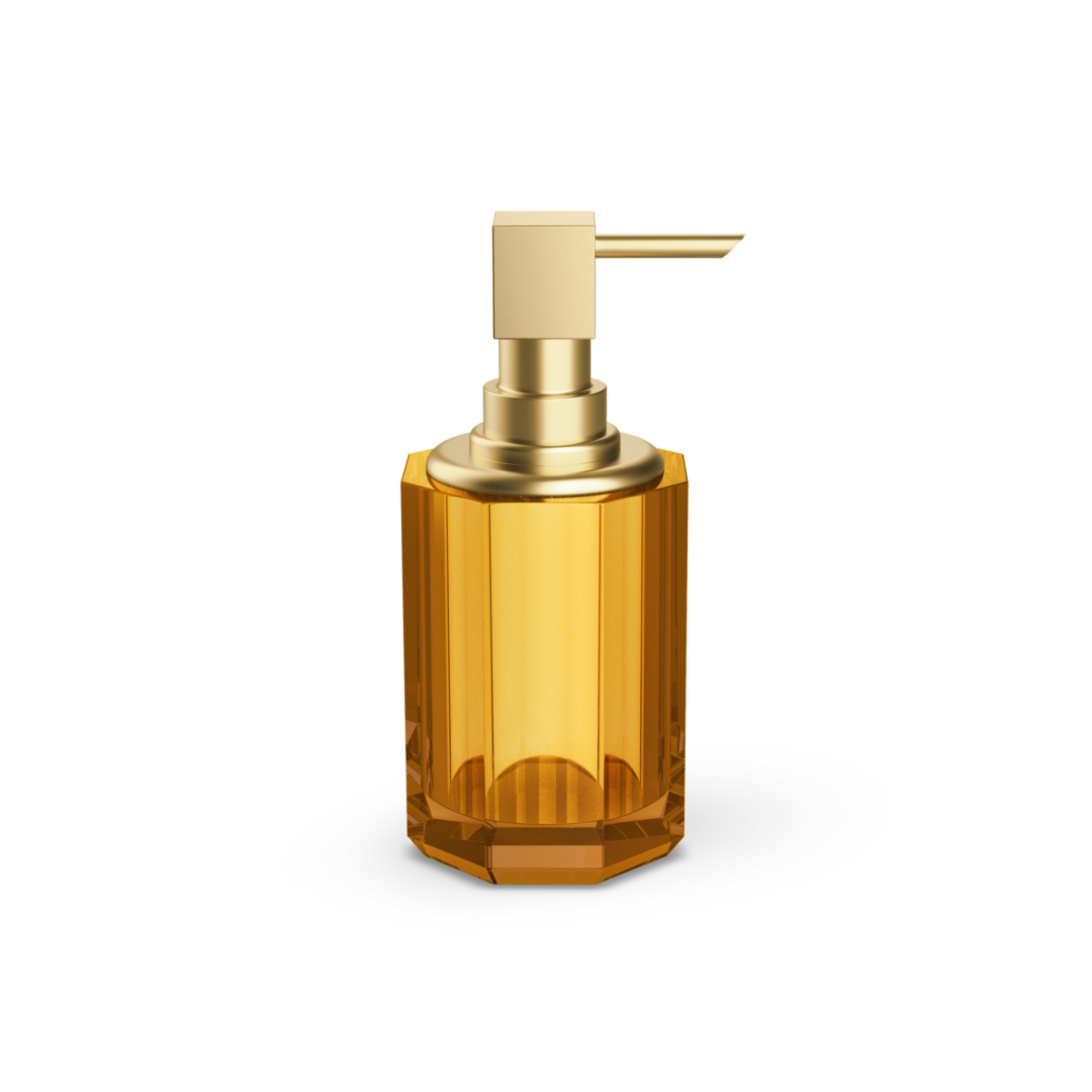Decor Walther KR SSP 2 KRISTALL Seifenspender – Bernstein / Gold matt 24 Karat – Art. 0943681