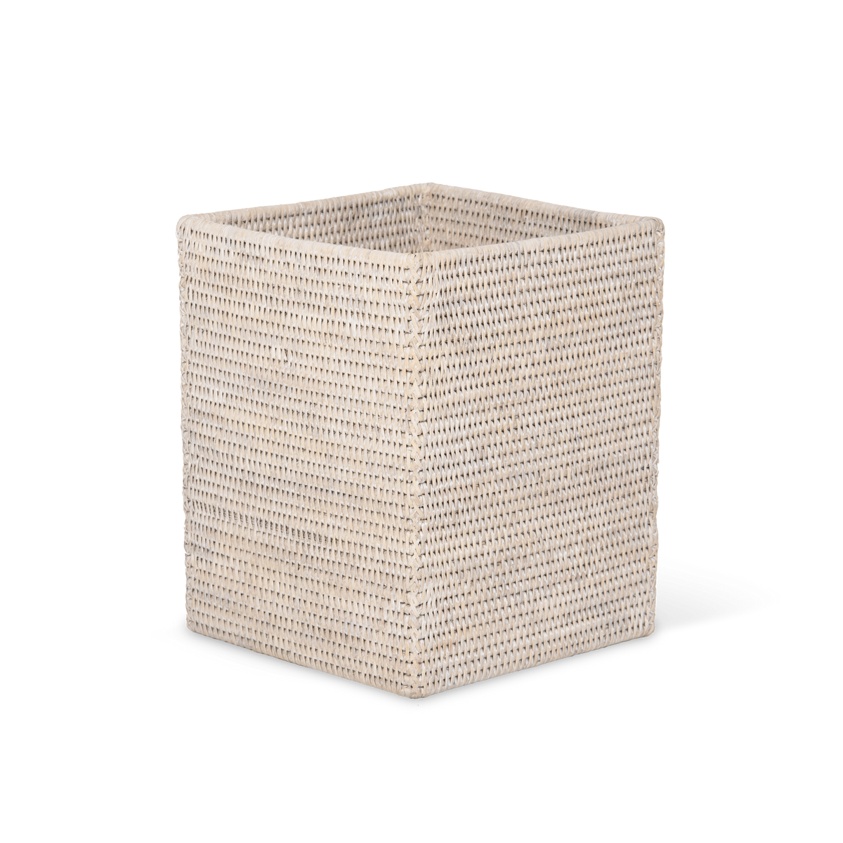 Decor Walther BASKET QK Papierkorb – quadratisch Rattan hell – Art. 0927391