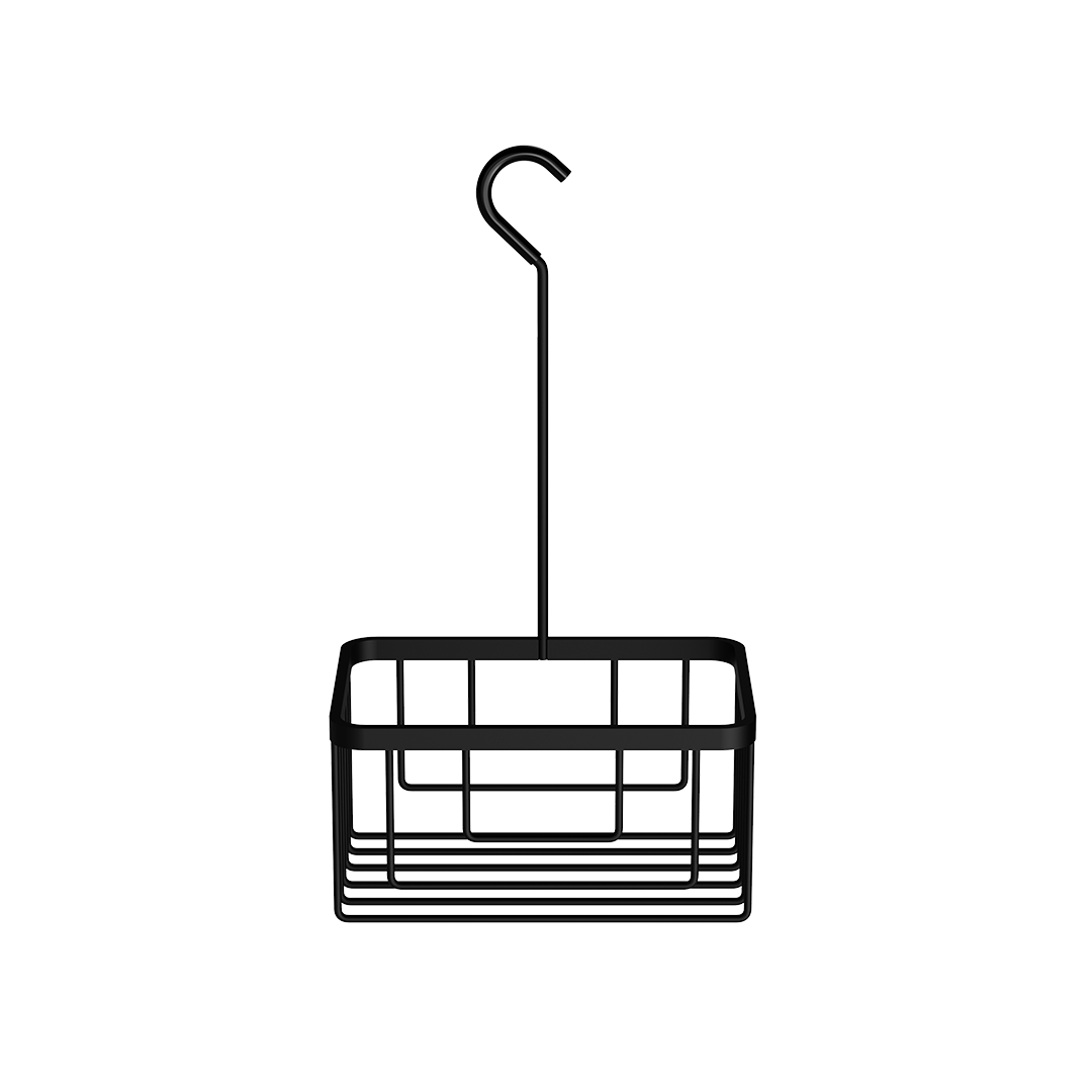 Decor Walther DW 226 Bügelduschkorb – Schwarz matt – Art. 0847960