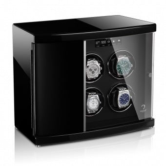 MODALO Uhrenbeweger Timeless für 6 Uhren – Schwarz