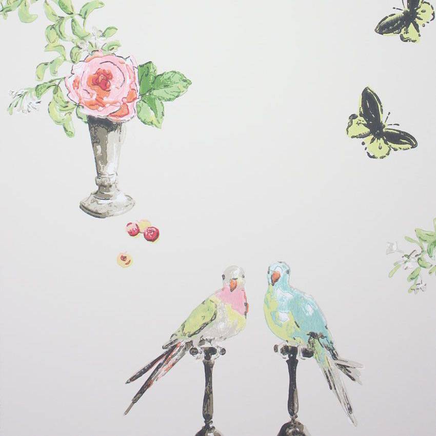 NINA CAMPBELL Tapete Perroquet – PERROQUET-Tapeten-NINA CAMPBELL-NCW3830-02-TOJU Interior