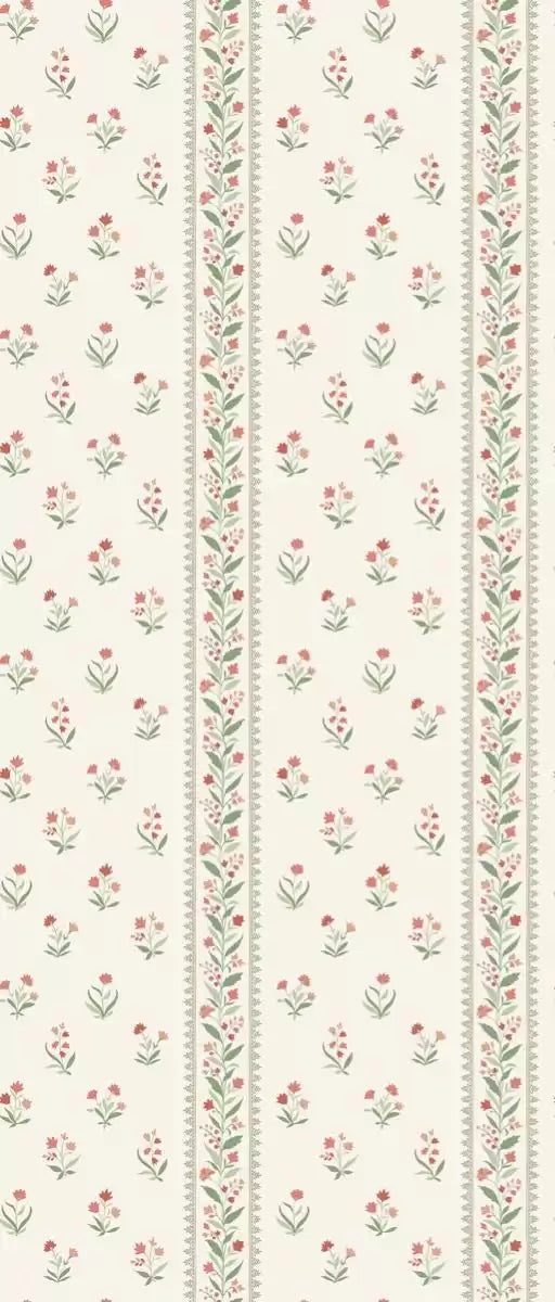 NINA CAMPBELL Tapete Petit Dapuri – NINA'S SIGNATURE COLLECTION-Tapeten-NINA CAMPBELL-NCW4493-02-TOJU Interior