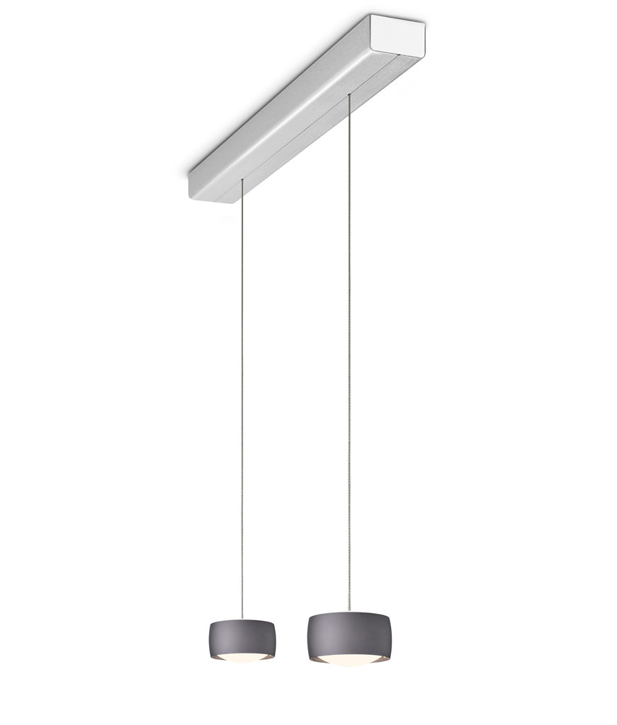 Oligo - Pendelleuchte Grace mit unsichtbarer Höhenverstellung 2 flammig-Pendelleuchte-Oligo--TOJU Interior