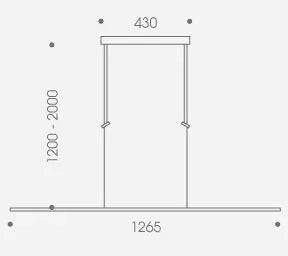 Oligo - Pendelleuchte Lisgo Sky Straight-Pendelleuchte-Oligo--TOJU Interior
