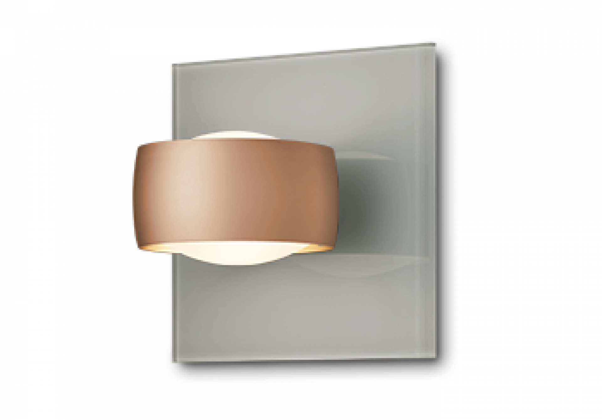 Oligo - Wandleuchte Grace unlimited-Wandleuchte-Oligo-LED - Satiniert-Grau-Satin copper-40-903-20-59-TOJU Interior