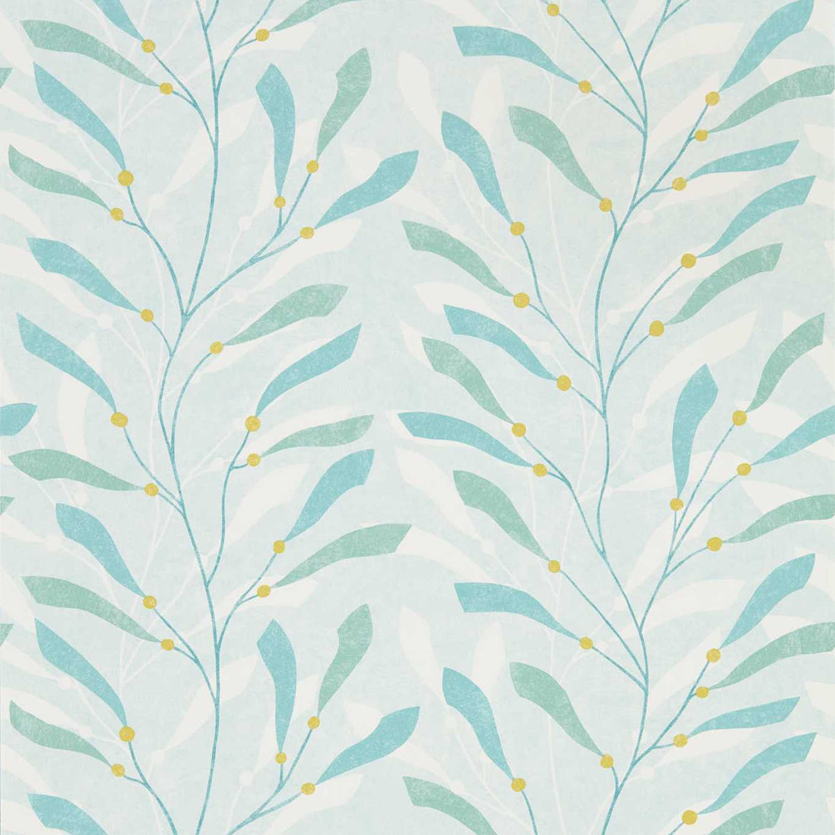 Sanderson - Tapete Sea Kelp-Tapeten-Sanderson-AQUA / LICHEN 216566-216566-Toju Interior