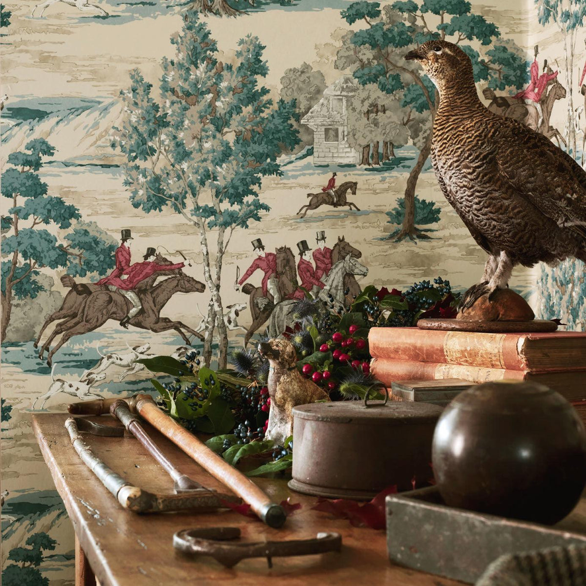 Sanderson - Tapete Tally Ho-Tapeten-Sanderson--Toju Interior